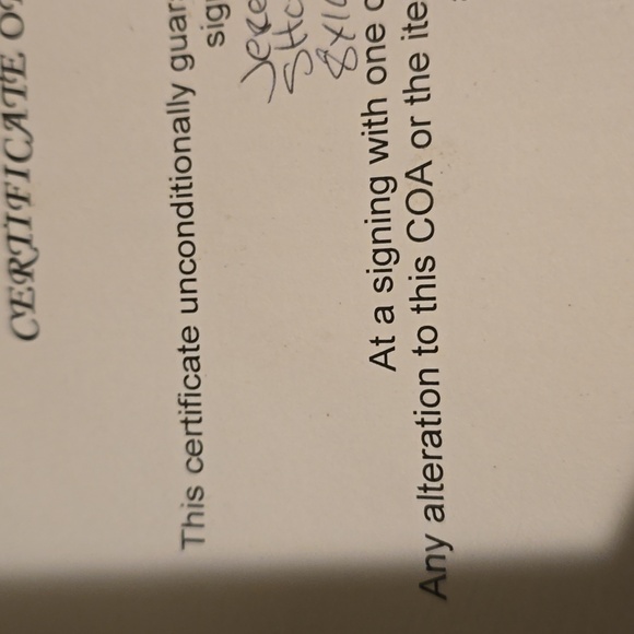 AUTOGRAPHED JEREMY SHOCKEY 8×10 photo with COA - Picture 14 of 17